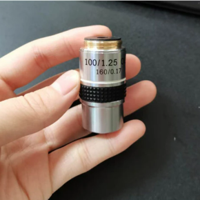 New 195 oil immersion lens For microscope 100/1.25 oil 160/0.17